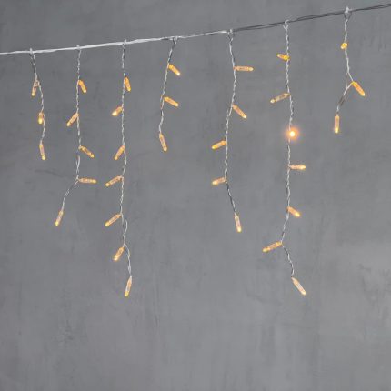 Гирлянда Бахрома с Колпачком 3,1×0,5 м Экстра Тепло-белый Статика, 120 LED, Прозрачный ПВХ, IP65, LTC