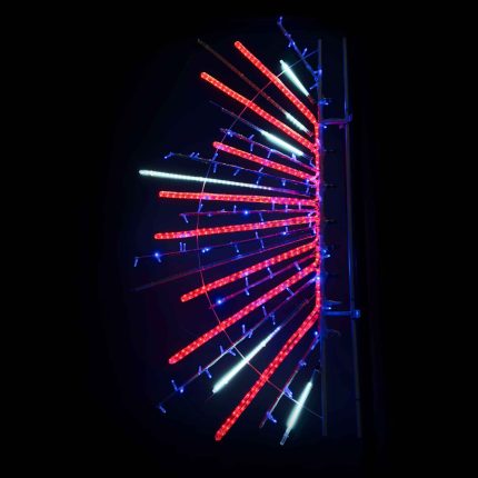 Световая консоль «Сияние», 0,9×1,8 м, IP65, триколор, мерцание