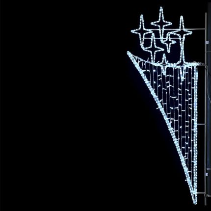 Световая консоль «Факел», 75×200 см, белый свет, IP65