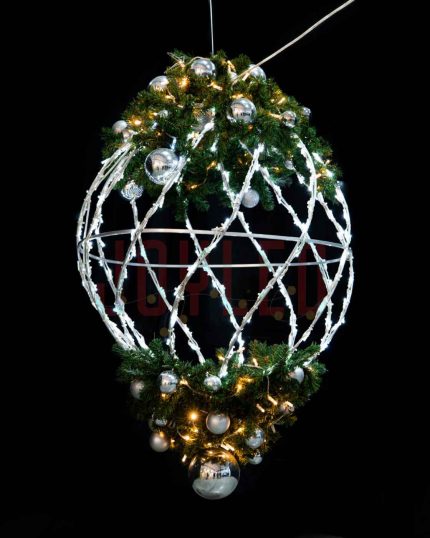 Шар светодиодный на подвесе «3D GR 656-i11», IP65, холодное свечение