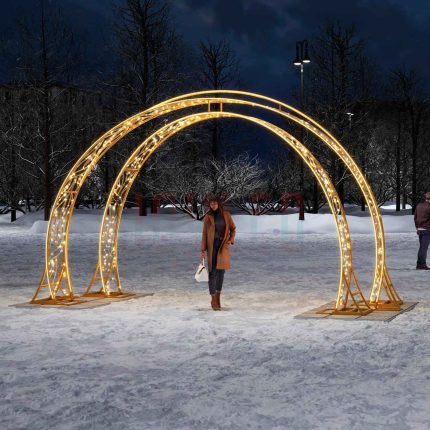 Световая арка «Золотые листья»