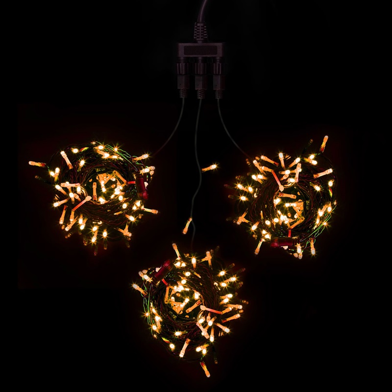 girljanda-klip-lajt-spajder-komplekt-3-zheltyh-niti-s-mercaniem-belogo-dioda-po-20m-600-led-provod-chernyj-pvh-ip54