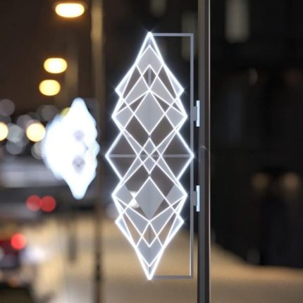 Световая консоль «Кристальная», 0,63×1,71 м, IP65, холодный свет