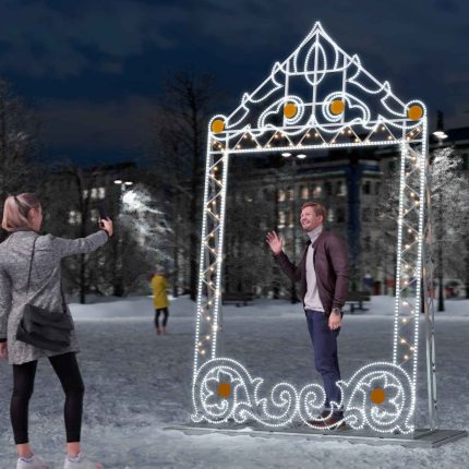 Световая селфи-рамка для улицы «Винтаж»