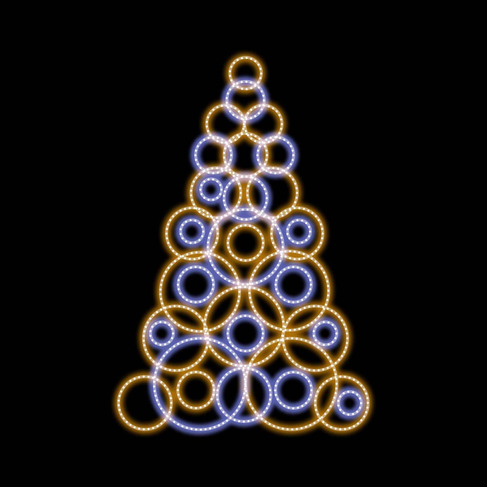 ель из пузырей