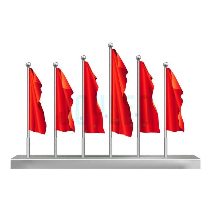 Флаговая конструкция ФПК-001, 4,8×6 м, уличная световая фигура