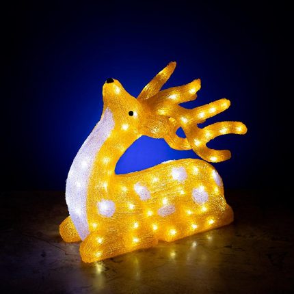 Фигура светодиодная из акрила Олень 40 см, IP44