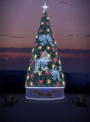 Дизайнерское оформление «Рождественская», высота 6–30 м