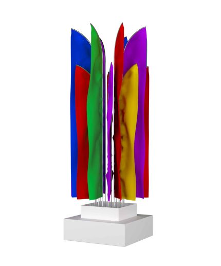 Флаговая конструкция МАФ-536, 2×6 м, 12 флагов, IP65, холодное свечение