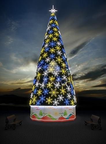 Дизайнерское оформление «Яркая», высота 6–30 м