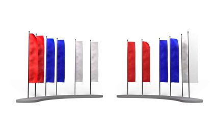 Флаговая конструкция ПАФ-213, 8×3 м, IP65, холодный свет