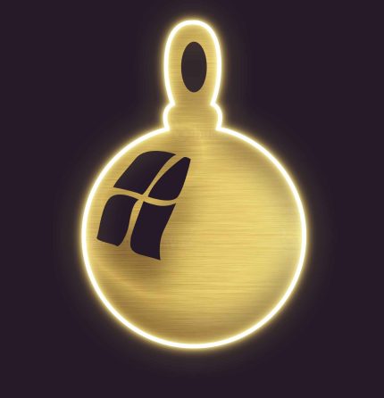 Световой мотив «Шар» СК‑328, 0,6×0,7 м, IP65, тёплый свет