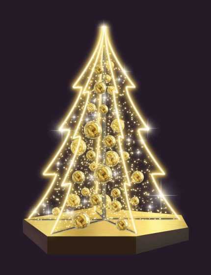 Световая ель СК-161, 3,2 м, IP65, тёплое свечение