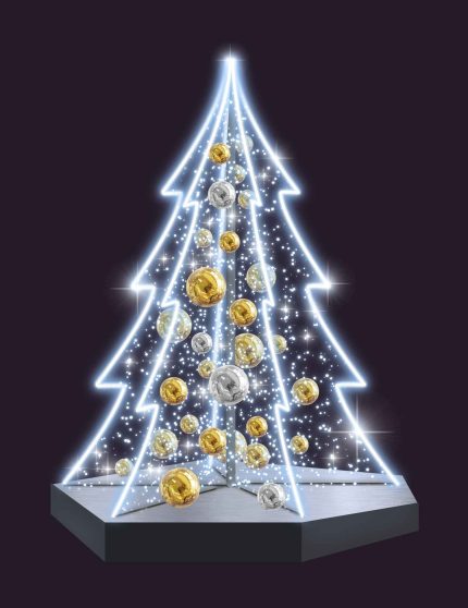 Световая ель СК-162, 2×3,2 м, IP65, холодное свечение