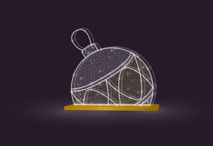 Световая фигура СК-205-3, 4×4,3 м, IP65, холодное свечение