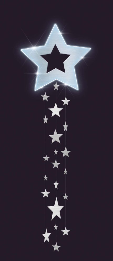 Светодиодный подвес СК-227-3, 1,5×5 м, IP65, холодный свет