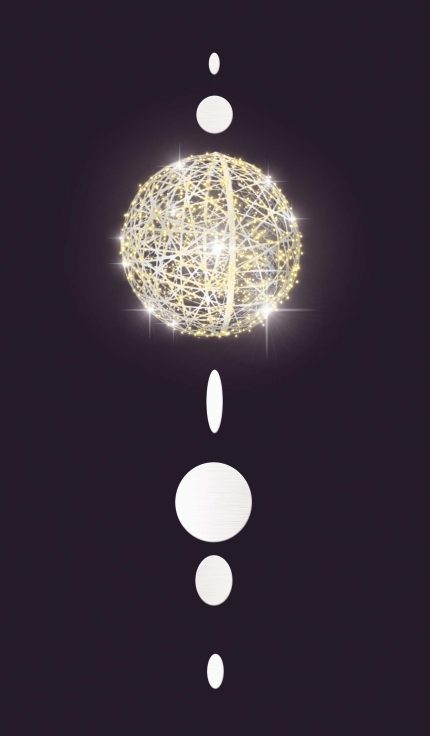 Светодиодный подвес СК-227-5, 1,5×6 м, IP65, холодное свечение