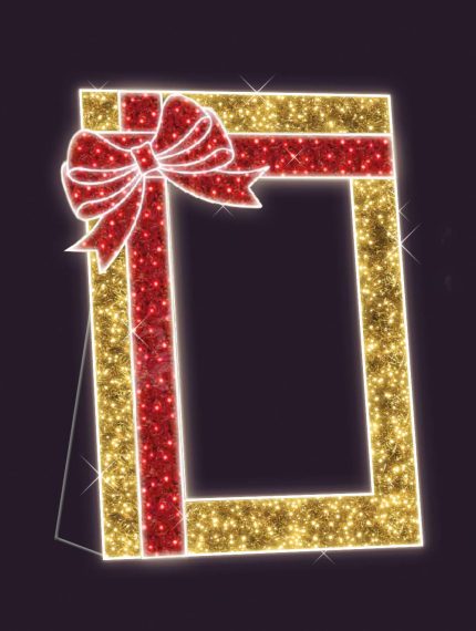 Световая фотозона СК-365, 2×3м, IP65, красный/тёплый свет