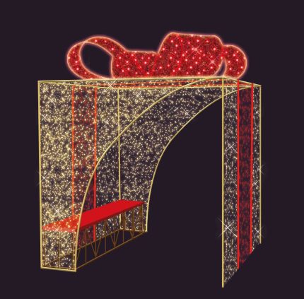 Световая фотозона СК-366 3×3 м, IP65, тёплый свет