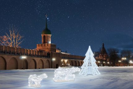 Световая композиция СК-375, 5×3 м, IP65, холодный свет