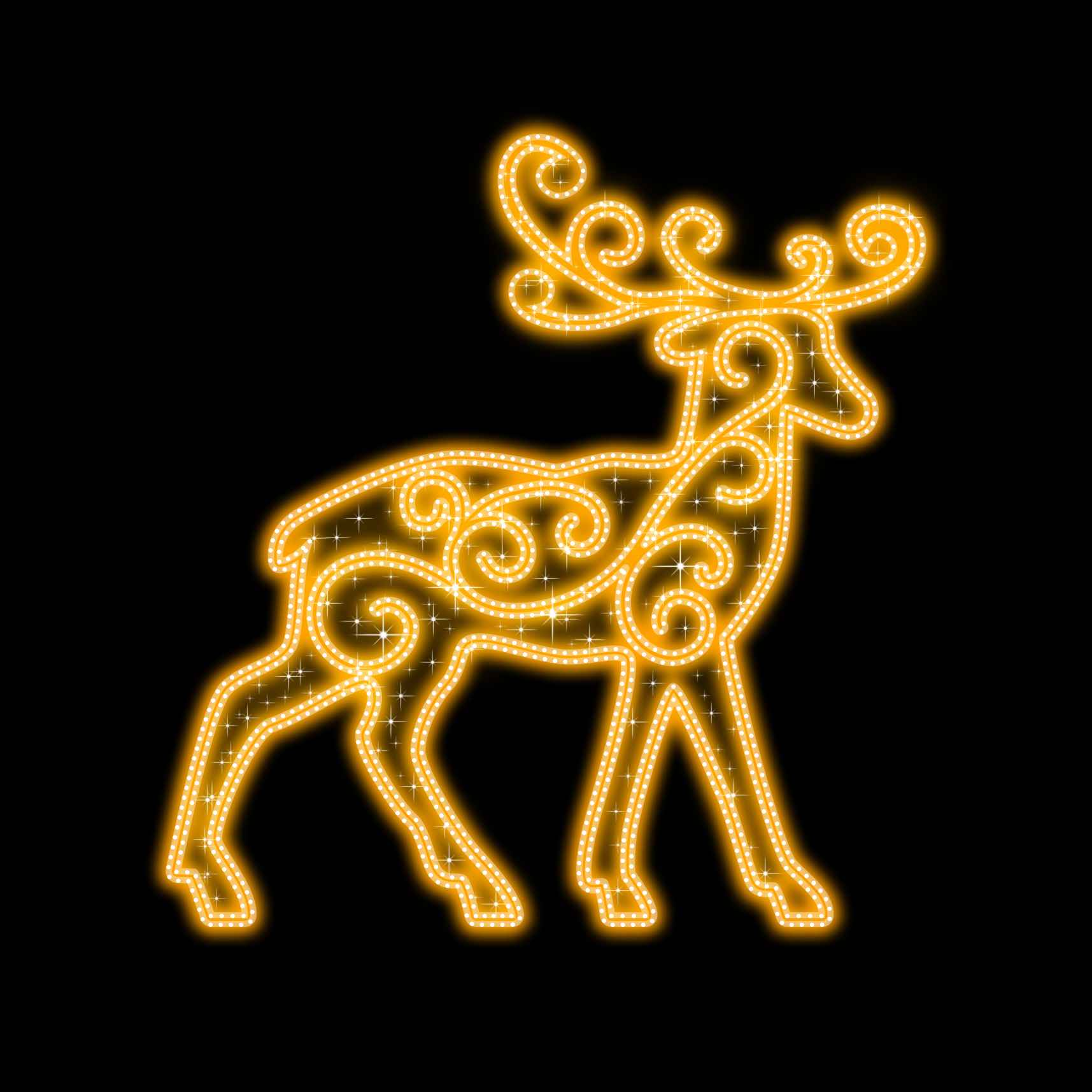 Северный олень на подставке (7)