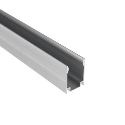 Профиль алюминиевый анодированный для гибкого неона 15×26 мм, 1 м