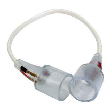 Коннектор для гибкого неона 360, провод каучук, длина 20 см