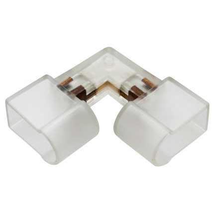 Коннектор для гибкого неона 12×26 мм, внутренний угол (без иглы)