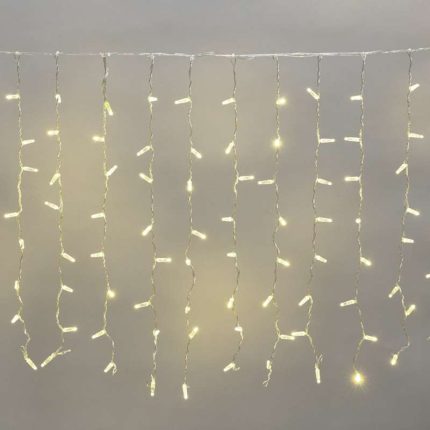 Гирлянда Занавес 2×0.8 м Тепло-Белый Статика, 160 LED, IP65