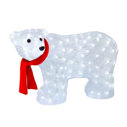 Светодиодная фигура «Мишка», 60×40×30 см, IP65, белое свечение